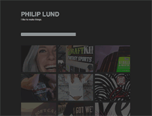 Tablet Screenshot of philiplunddesign.com